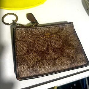 Coach keychain wallet